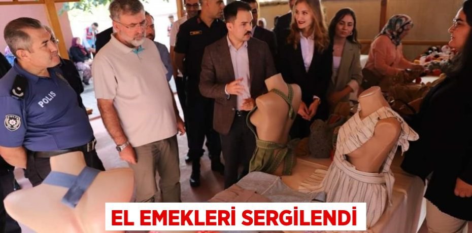 EL EMEKLERİ SERGİLENDİ