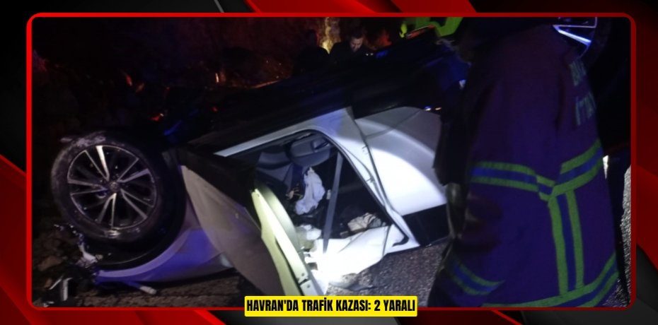 Havran'da trafik kazası: 2 yaralı