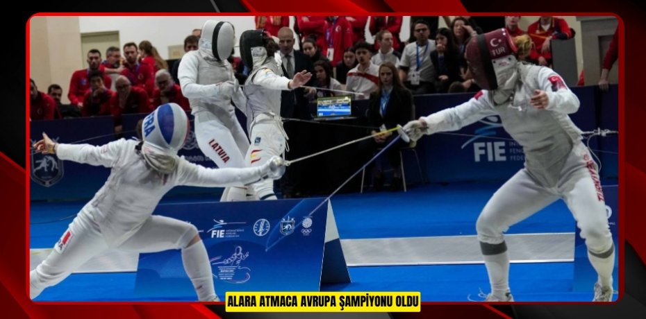 Alara Atmaca Avrupa Şampiyonu oldu