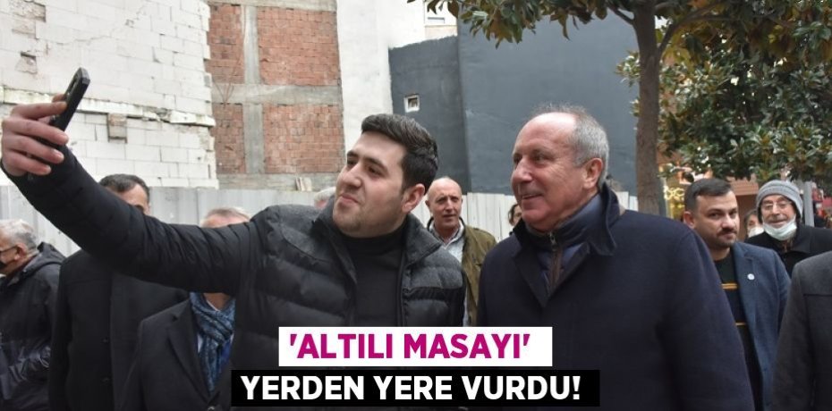 'ALTILI MASAYI'  YERDEN YERE VURDU!
