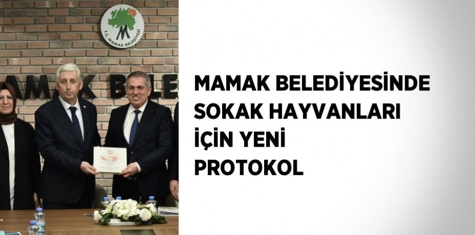 MAMAK BELEDİYESİNDE SOKAK HAYVANLARI İÇİN YENİ PROTOKOL