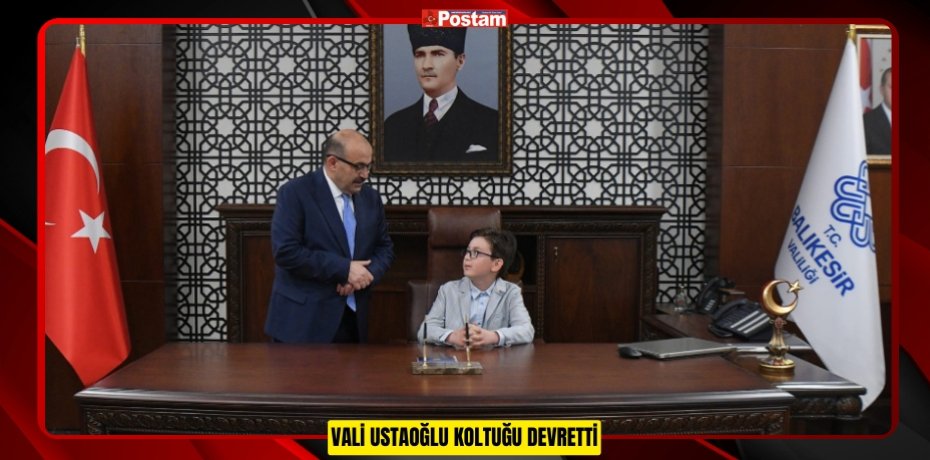 VALİ USTAOĞLU KOLTUĞU DEVRETTİ