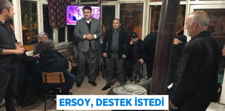 Ersoy, destek istedi