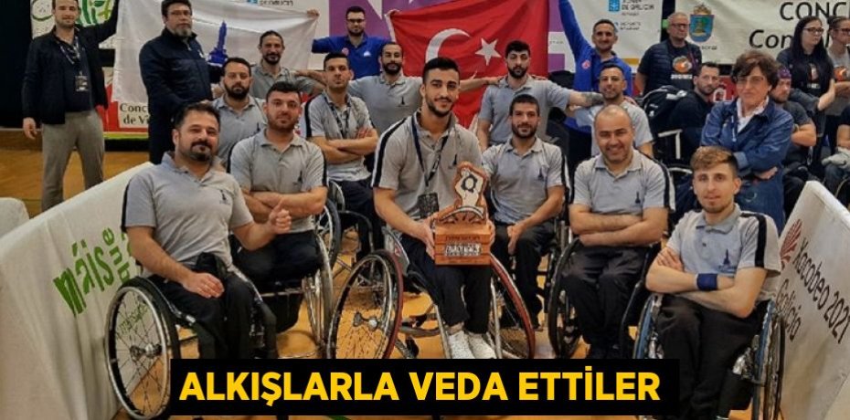 ALKIŞLARLA VEDA ETTİLER