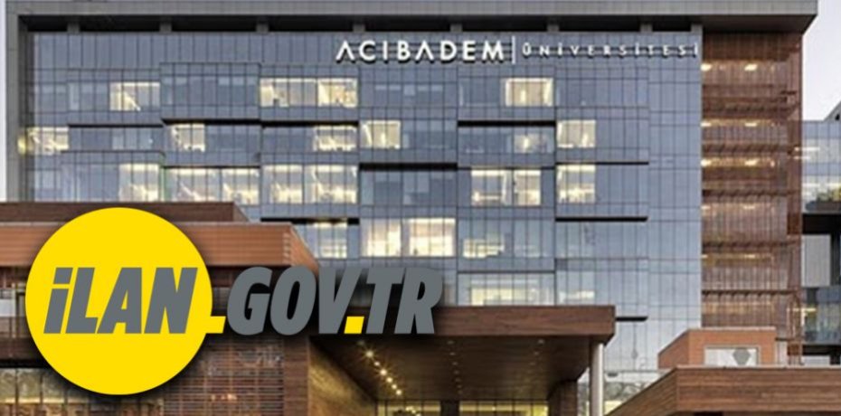 Acıbadem Mehmet Ali Aydınlar Üniversitesi 1 Öğretim Üyesi alıyor