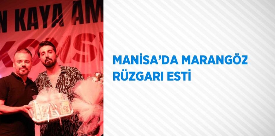 MANİSA’DA MARANGÖZ RÜZGARI ESTİ