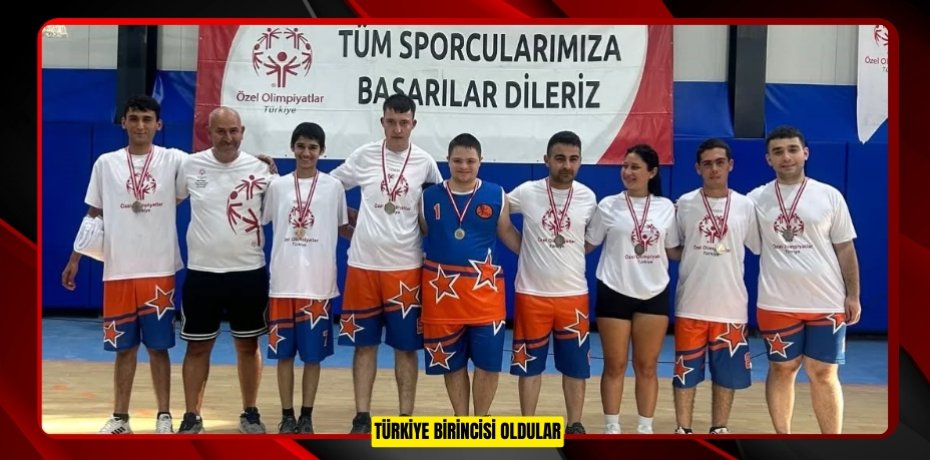 Türkiye birincisi oldular