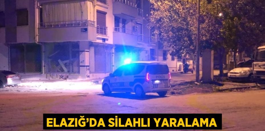 ELAZIĞ’DA SİLAHLI YARALAMA