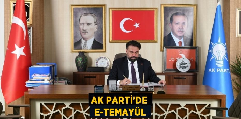 AK Parti'de  e-temayül