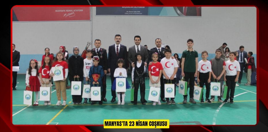 Manyas'ta 23 Nisan coşkusu 