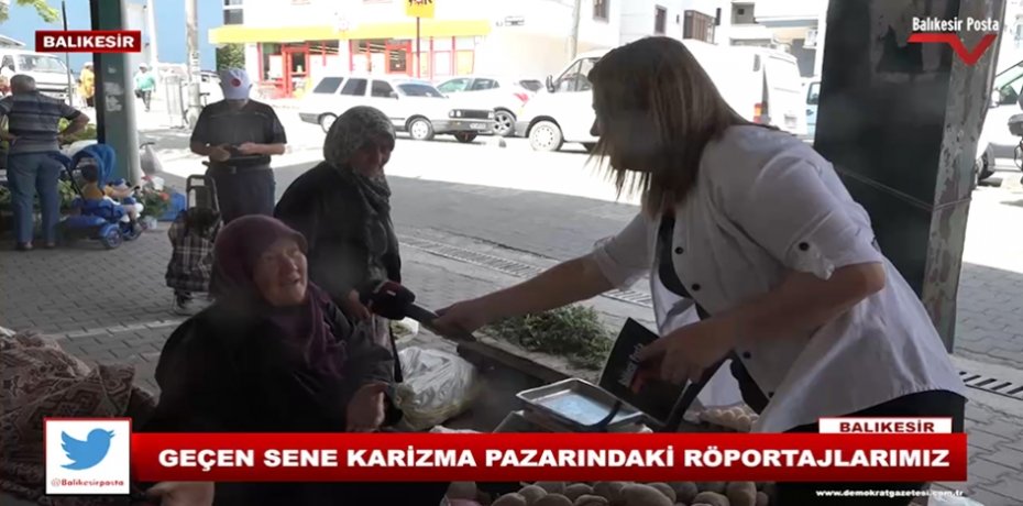 GEÇEN SENE KARİZMA PAZARINDAKİ RÖPORTAJIMIZ 1