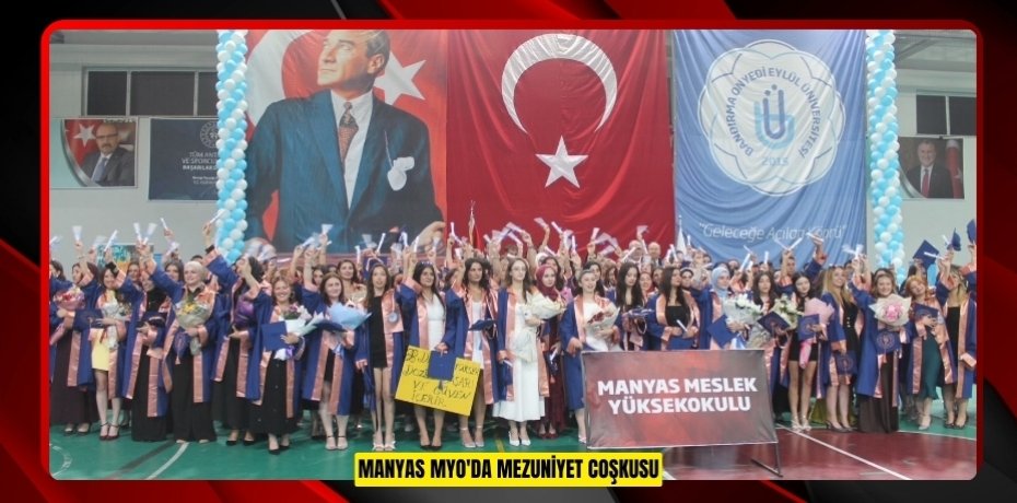 Manyas MYO'da mezuniyet coşkusu  
