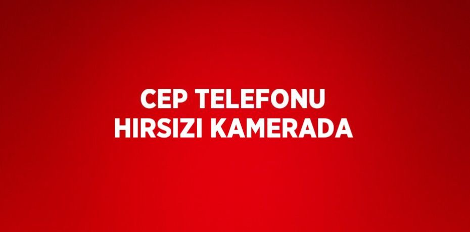 CEP TELEFONU HIRSIZI KAMERADA