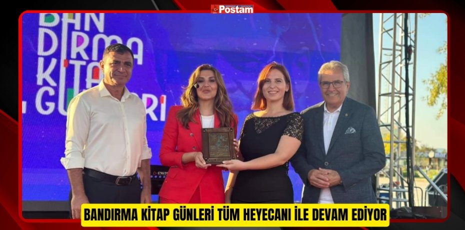 BANDIRMA KİTAP GÜNLERİ TÜM HEYECANI İLE DEVAM EDİYOR