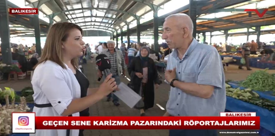 GEÇEN SENE KARİZMA PAZARINDAKİ RÖPORTAJIMIZ 2