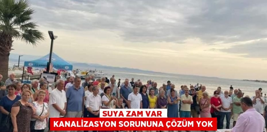 SUYA ZAM VAR KANALİZASYON SORUNUNA ÇÖZÜM YOK