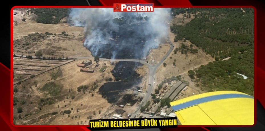 Turizm beldesinde büyük yangın