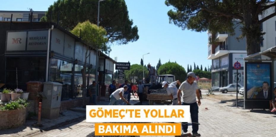 Gömeç’te yollar bakıma alındı