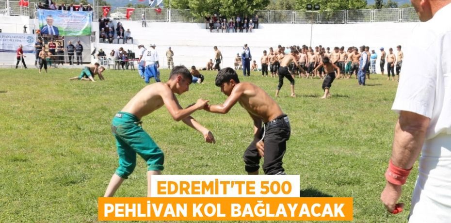 Edremit’te 500 pehlivan kol bağlayacak