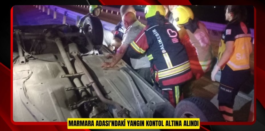 Bandırma-Susurluk Karayolu’nda trafik kazası: 1 kişi yaralandı  