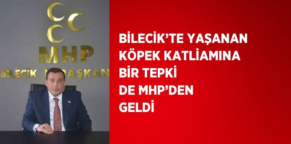 BİLECİK’TE YAŞANAN KÖPEK KATLİAMINA BİR TEPKİ DE MHP’DEN GELDİ