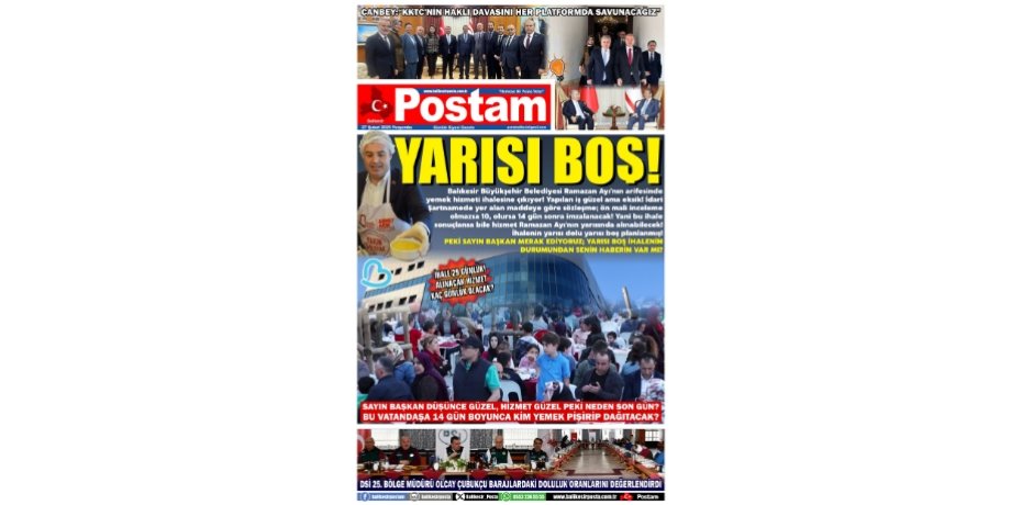 YARISI BOŞ!