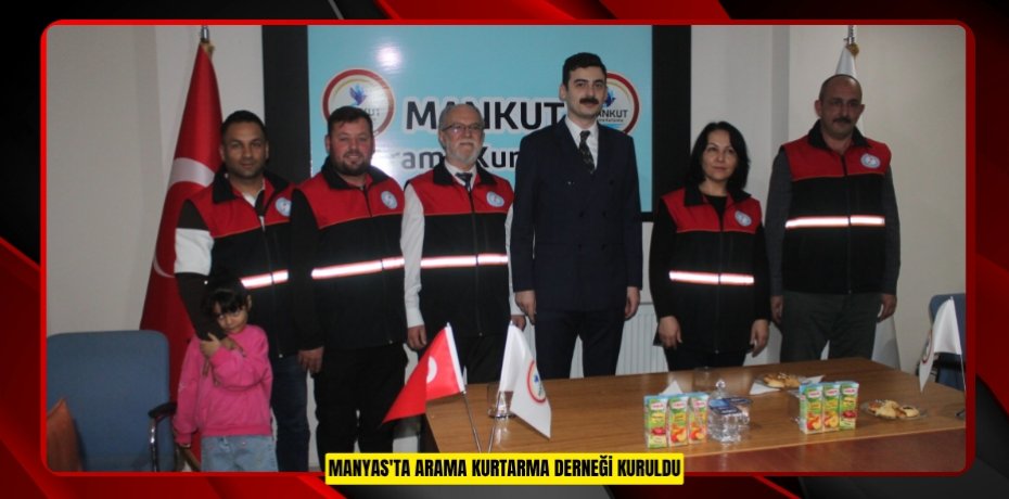 Manyas'ta arama kurtarma derneği kuruldu
