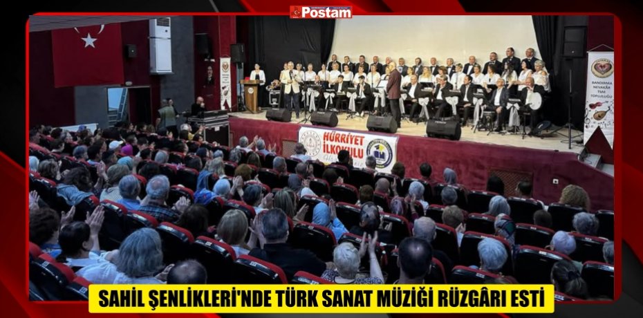 SAHİL ŞENLİKLERİ’NDE TÜRK SANAT MÜZİĞİ RÜZGÂRI ESTİ