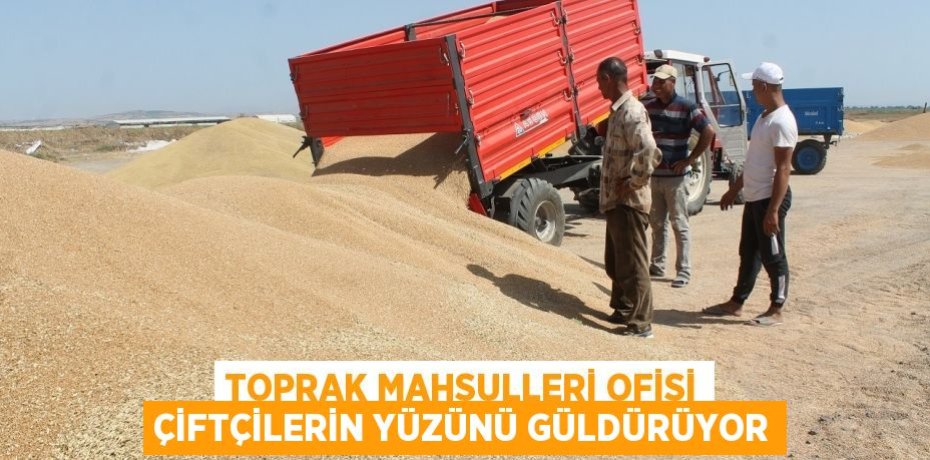 Toprak Mahsulleri Ofisi çiftçilerin yüzünü güldürüyor