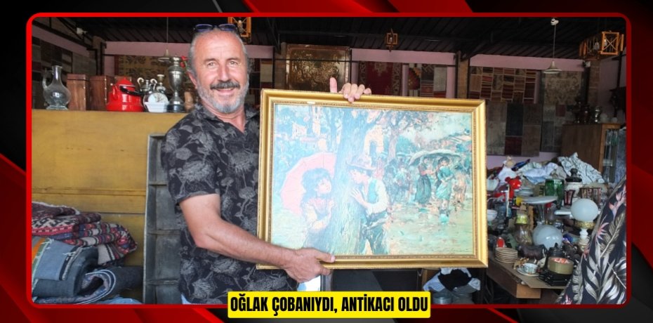 Oğlak çobanıydı, antikacı oldu