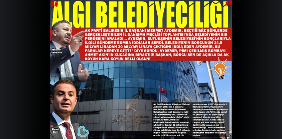 “ALGI BELEDİYECİLİĞİ”