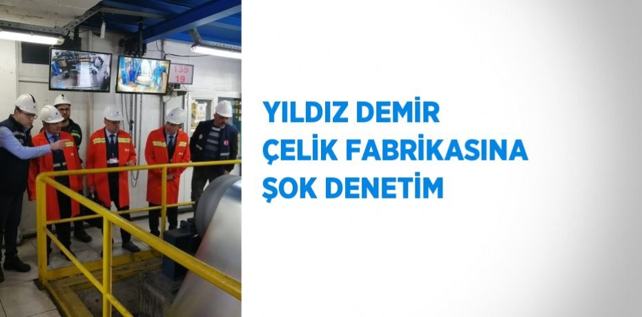 YILDIZ DEMİR ÇELİK FABRİKASINA ŞOK DENETİM