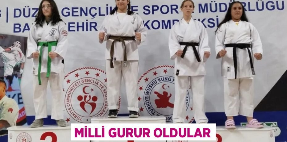 Milli gurur oldular