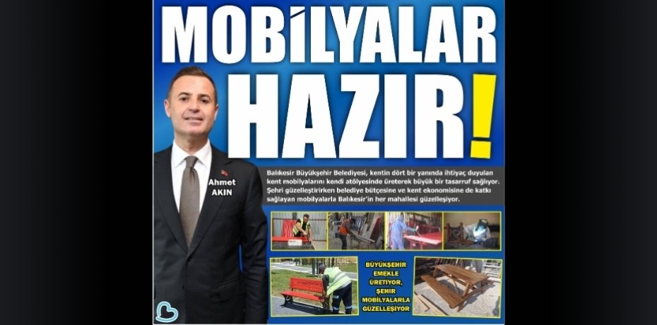 MOBİLYALAR HAZIR!