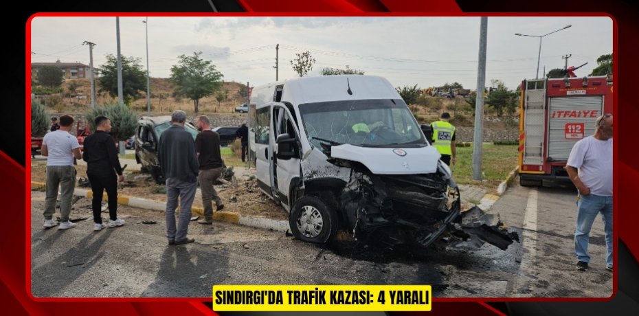 Sındırgı'da trafik kazası: 4 yaralı