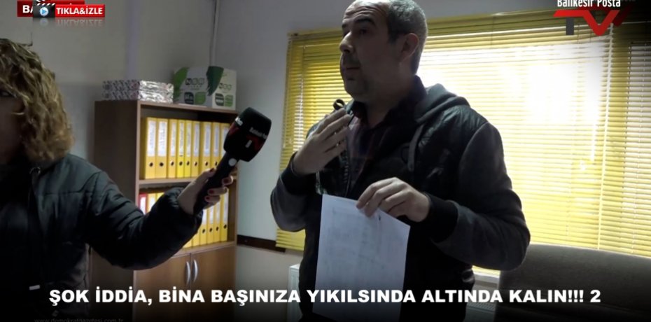 ŞOK İDDİA, BİNA BAŞINIZA YIKILSINDA ALTINDA KALIN!!! 2