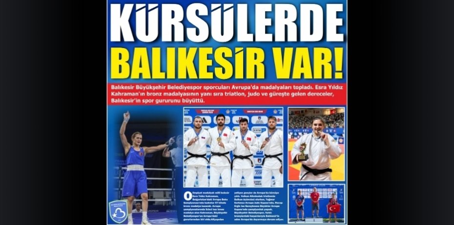 KÜRSÜLERDE BALIKESİR VAR!