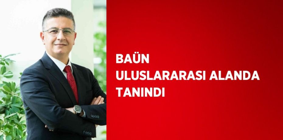 BAÜN  ULUSLARARASI ALANDA TANINDI