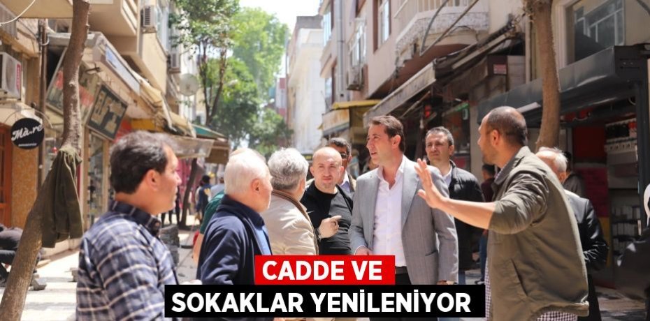 CADDE VE SOKAKLAR YENİLENİYOR
