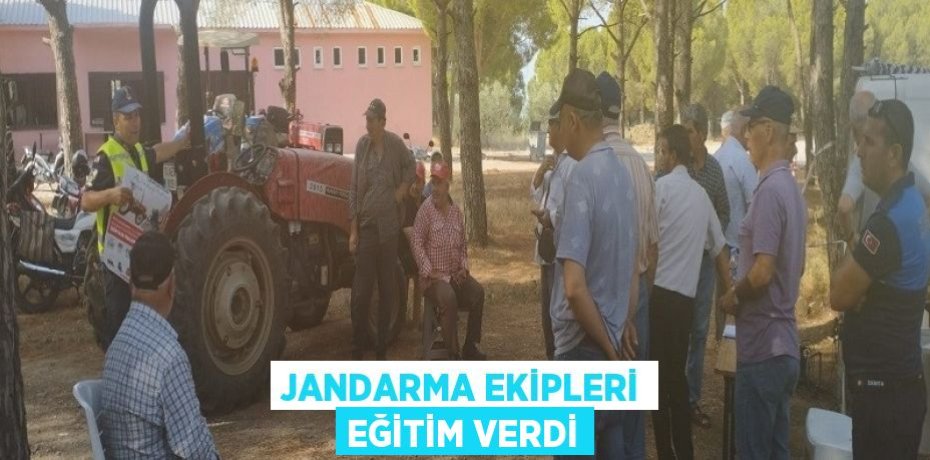 Jandarma ekipleri eğitim verdi