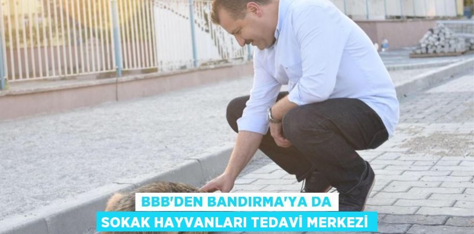 BBB’den Bandırma’ya da Sokak Hayvanları Tedavi Merkezi