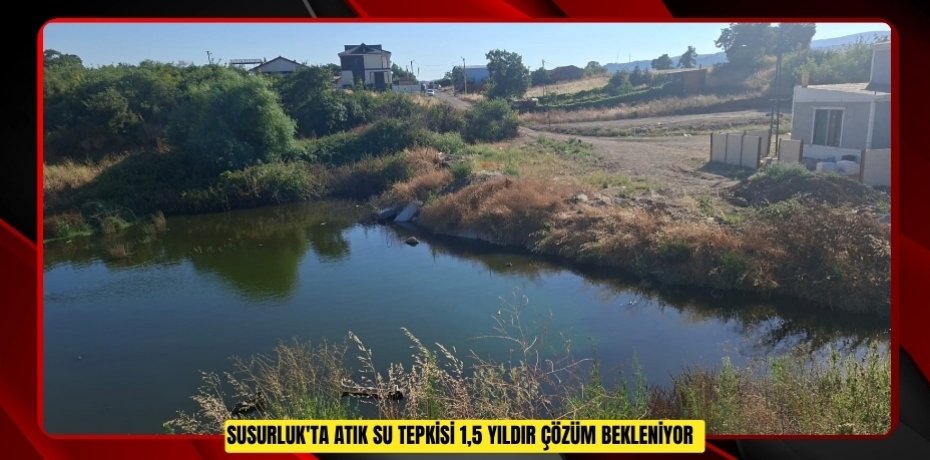 Susurluk'ta atık su tepkisi: "1,5 yıldır çözüm bekleniyor"  