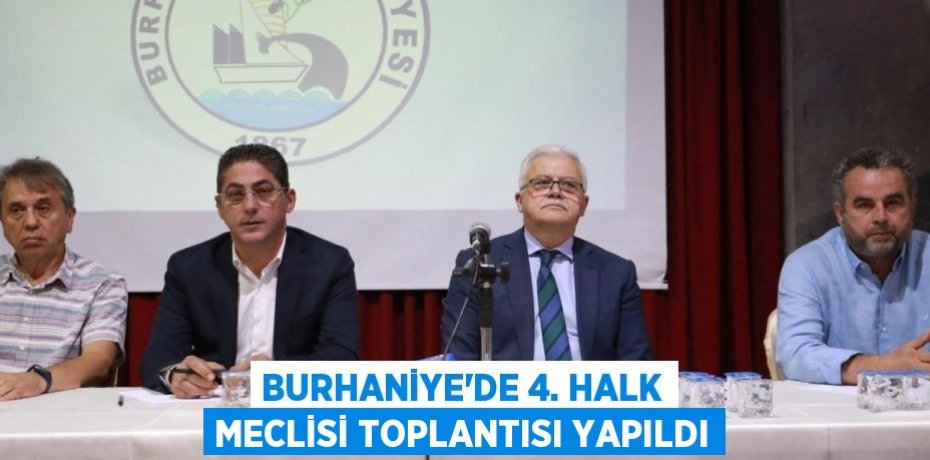 Burhaniye’de 4. halk meclisi toplantısı yapıldı