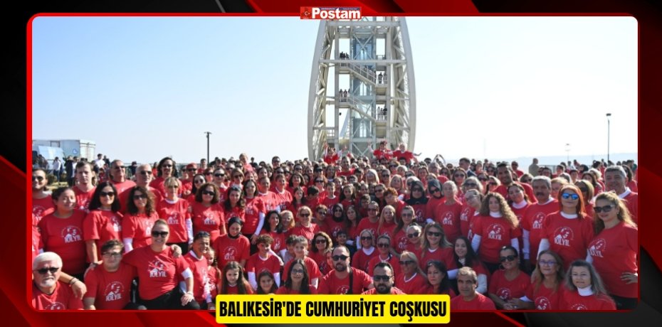 Balıkesir'de Cumhuriyet coşkusu