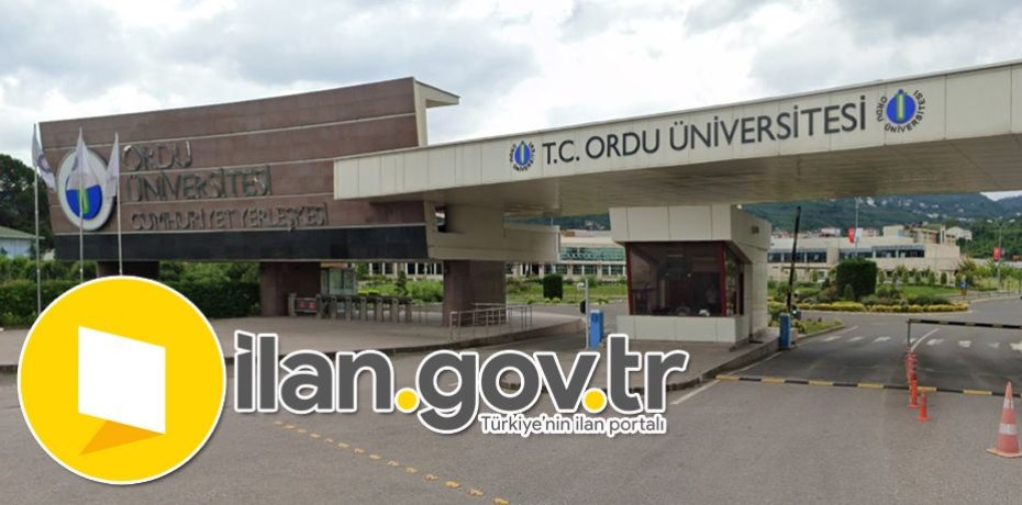 Ordu Üniversitesi Öğretim Görevlisi Alıyor