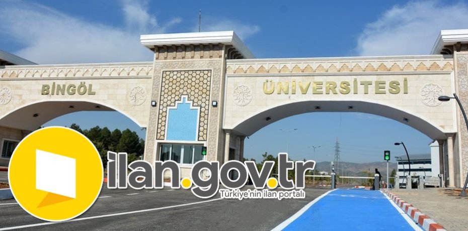 Bingöl Üniversitesi Öğretim Üyesi Alıyor