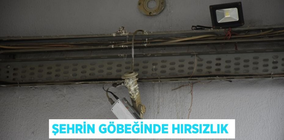 ŞEHRİN GÖBEĞİNDE HIRSIZLIK