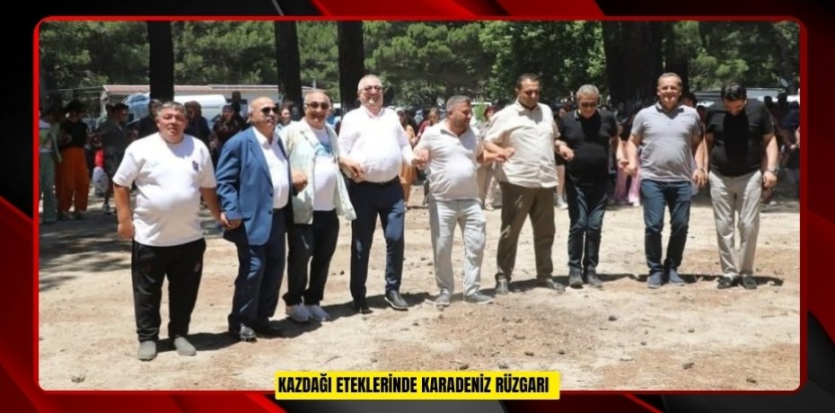 Kazdağı eteklerinde Karadeniz rüzgarı  