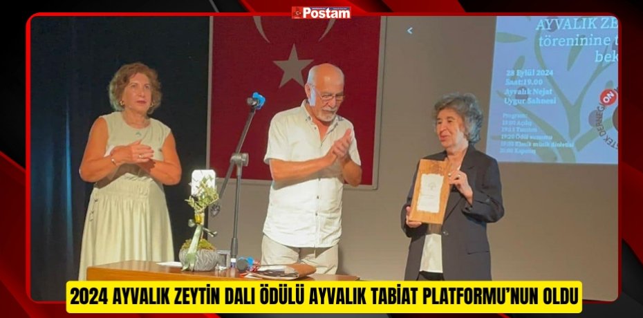 2024 Ayvalık Zeytin Dalı Ödülü Ayvalık Tabiat Platformu’nun oldu