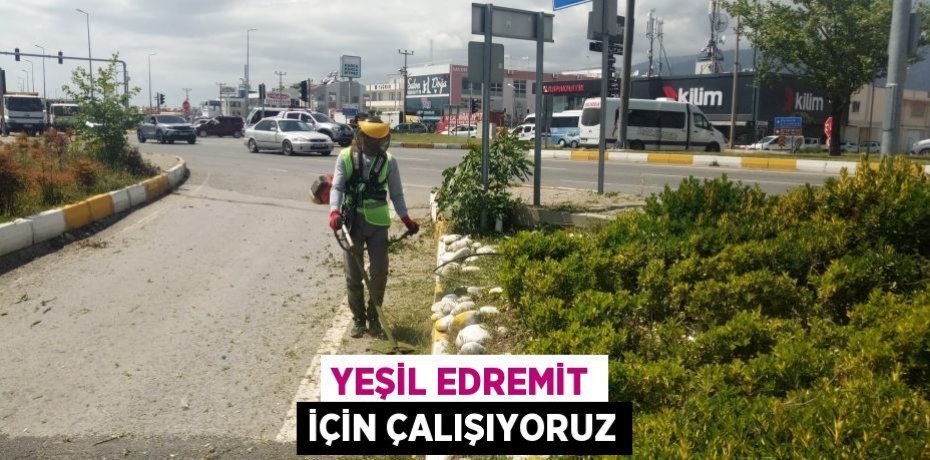 Yeşil Edremit İçin Çalışıyoruz